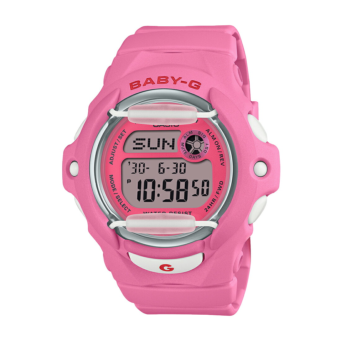 カシオ Baby G    BG-1220 カシオ Baby-G BG-1220 反転液晶 ピンク ☆稼働品 - メルカリ