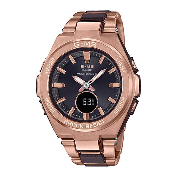 CASIO カシオ BABY-G ベビージー G-MS ジーミズ ピンクゴールド ブラウン レディース MSG-W200CG-5AJF 腕時計|EYE-EYE-ISUZU G-Time web store