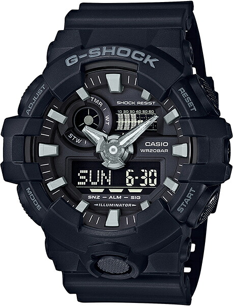 CASIO カシオ G-SHOCK Gショック GA-700 Series(GA-700 シリーズ)GA-700-1BJF 腕時計