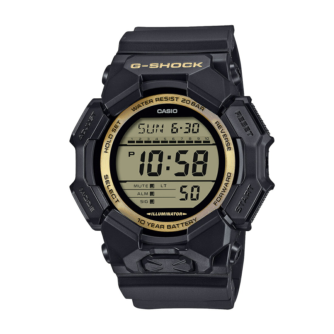 CASIO カシオ G-SHOCK Gショック Black and Gold Series GD-010GB-1A9JF