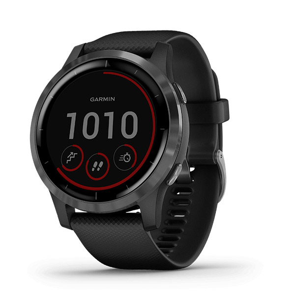 定番の中古商品 GARMIN ガーミン vivoactive 4 Black Slate ヴィヴォ