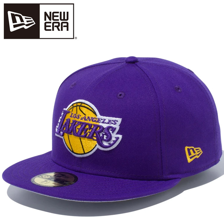 未使用！ニューエラ ロサンゼルス レイカーズ 59FIFTY メンズ キャップ-