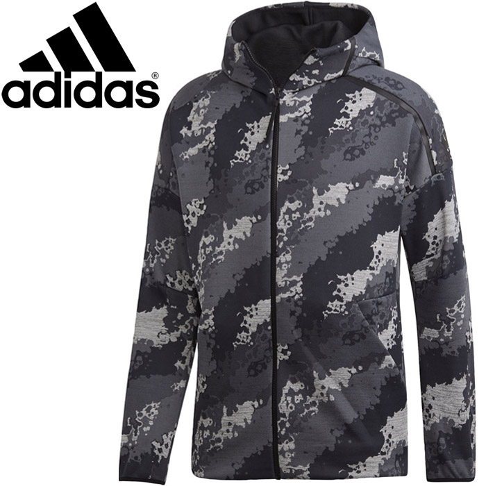 adidas zone hoodie white