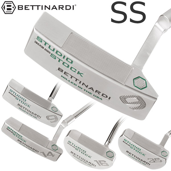 【全品尖んがり3倍以上★要エントリー】ベティナルディ SS つづき物 パター Studio Stock 2023真似形 BETTINARDI GOLF 日本定まり品