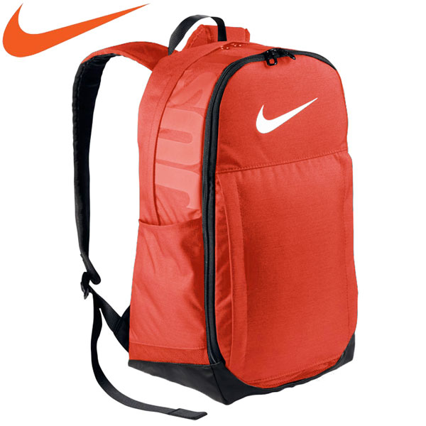 orange nike backpack