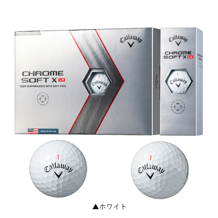 売れ筋がひ贈り物！ 新品 キャロウェイ CHROME SOFT ゴルフボール ダース