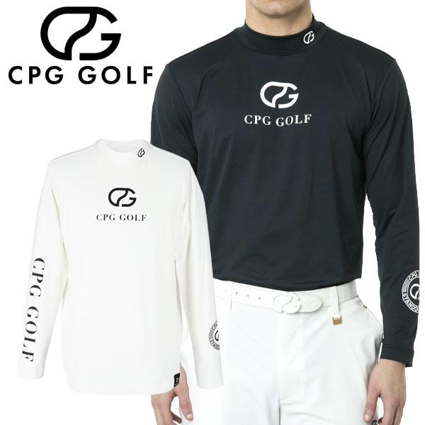 【当店在庫】CPG GOLF グラフィックモックネックLS ロングスリーブ シャツ メンズ ゴルフウェア 2109-24101
