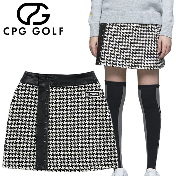 【当店在庫】CPG GOLF リサイクルツイードスカート レディース ゴルフウェア 1206-23213|GZONEゴルフ