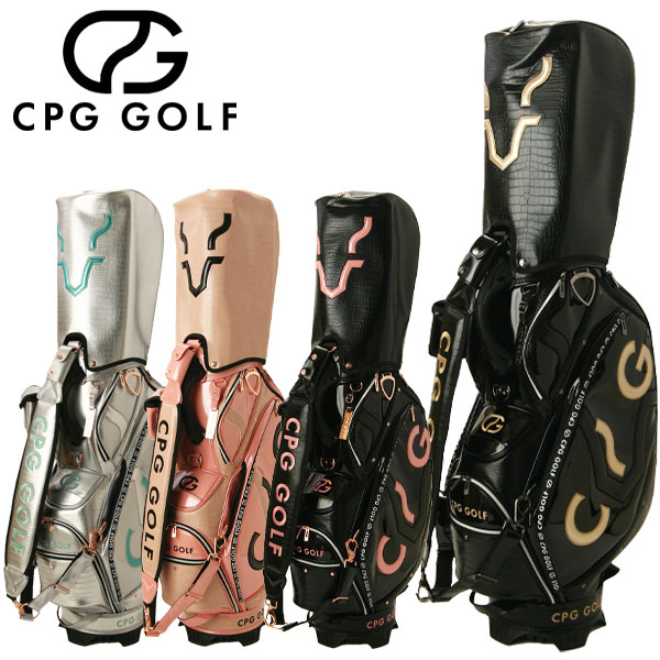 楽天市場】CPG GOLF エナメル コンビ キャディバッグ 9.5型