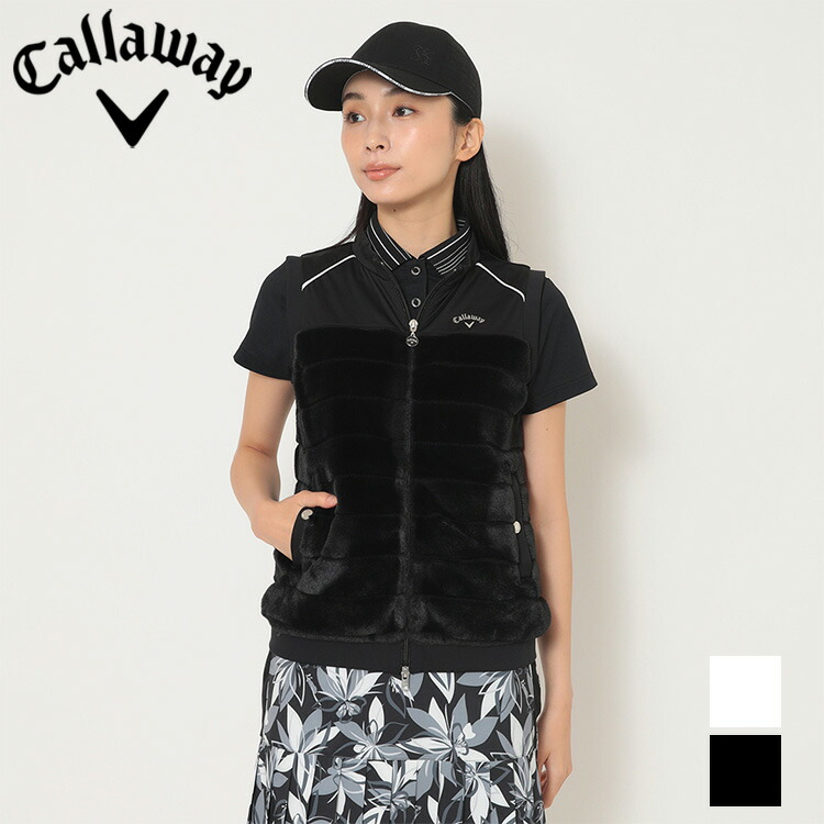 楽天市場】【超美品】キャロウェイ ファーベスト 黒 星地模様 ロゴ