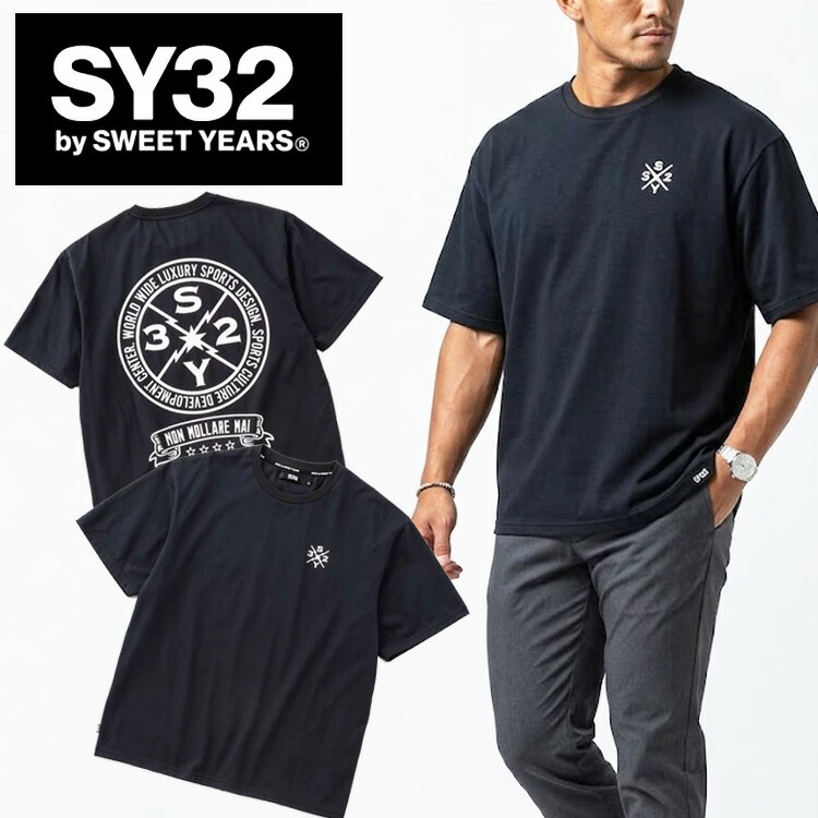 【当店店卸し資産】SY32 ゴルフ BACK CIRCLE LOGO 半袖ティーシャツ メンズ 2026春夏 ゴルフお召しもの 32-26SN1-23 ゴルフ-メンズウェア-スポーツ・アウトドア