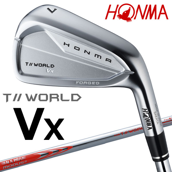 【6月19日発売 初回入荷分】 ホンマ ゴルフ T//WORLD Vx 26 周遊旅行世界 フォージド アイアン 単品 日本操作手順 2026真似形