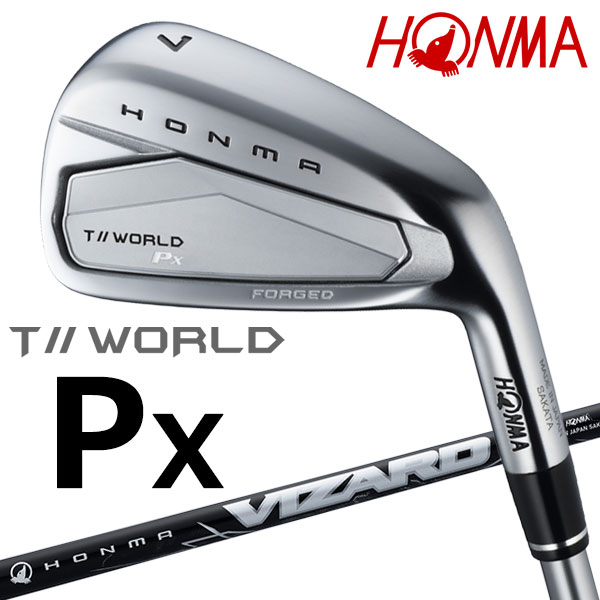 【6月19日発売 初回入荷分】 ホンマ ゴルフ T//WORLD Px 26 周遊旅行世界 フォージド アイアン 5本書き割り VIZARD Lite 日本遣りくち 2026ひな形
