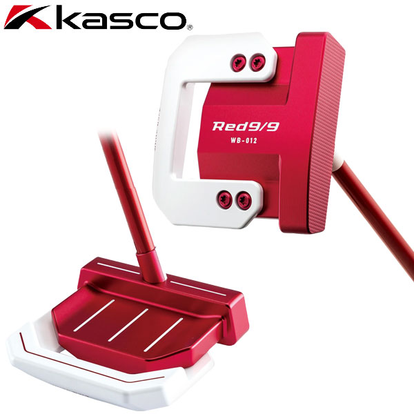 特上美品 kasco キャスコ ゴルフ Red9/9 ホワイトバック パター