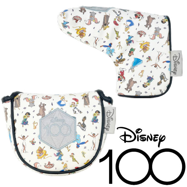 【当店在庫】ディズニー ゴルフ Disney100 パターカバー ホワイト 73220-430-030 73220-430-032画像