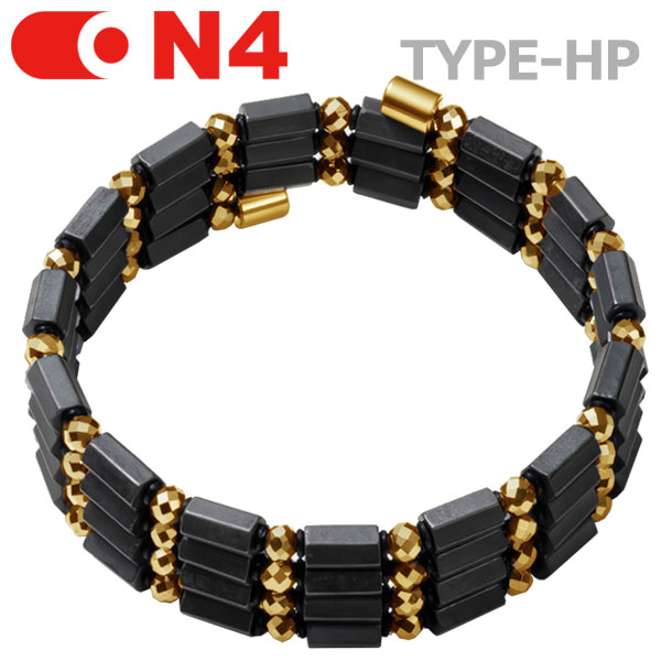 【当店在庫】 ON4 オンフォー TYPE-HP GOLD 磁気ネックレス ゴールド 男女兼用 医療機器 磁気健康ギア ゴルフ 2026モデル|GZONEゴルフ