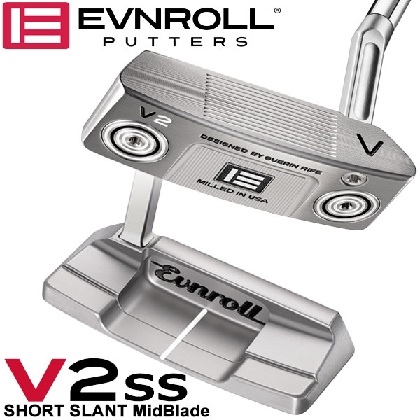 【全品尖んがり3倍以上★要エントリー】イーブンロール パター V続きもの V2-SS EVNROLL 日本定め事品 2025ひな形