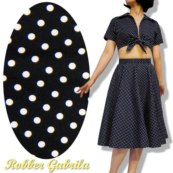 全国宅配無料 S M L Xl ロカビリー ツーピース 水玉 黒 ロックンロール ファッション クラシック レトロ 50 S 60 S オールディーズ ビンテージ パーティー ライブ ダンス 衣装 レディース 全円 360度 フレアスカート サーキュラースカート ひざ下丈 新版