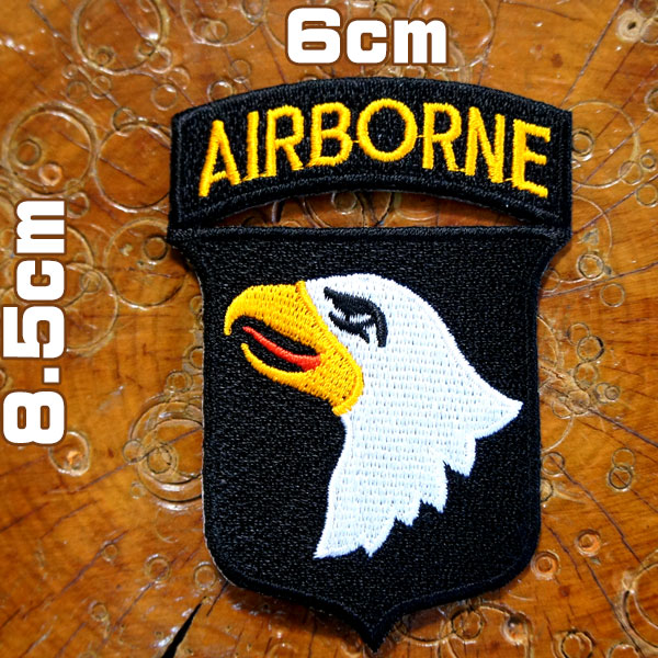 米陸軍 第82空挺師団(IR用:ベルクロ付)パッチ Military Patch（ミリタリーパッチ）米陸軍 第82空挺師団