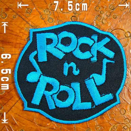 楽天市場】刺繍アイロンワッペン パッチ【ROCK N' ROLL/ロック