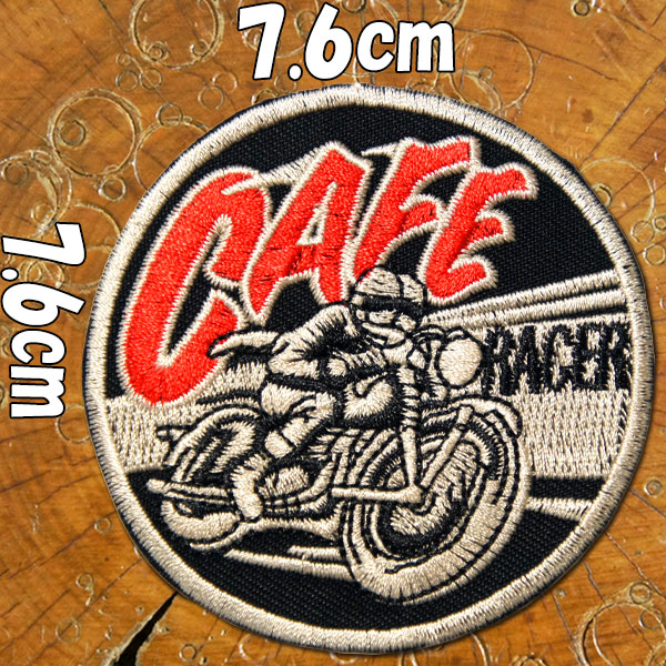 楽天市場 刺繍アイロンワッペン アップリケ パッチ Cafe Racer カフェレーサー バイク バイカー 英語 オートバイ パンク ロック メタル スラング 文字 メッセージ 黒 白 アイロン接着 糊付き 大人向け Robber Gabriela