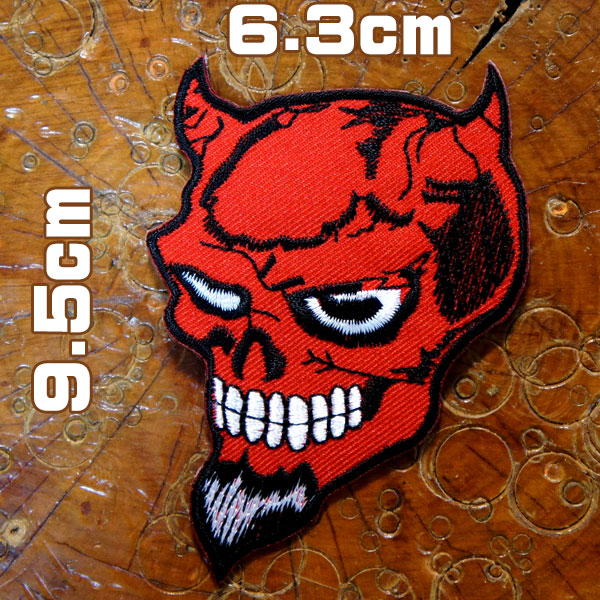 ビンテージ 60s デビル 悪魔 Devil ワッペン ノースノーネーム