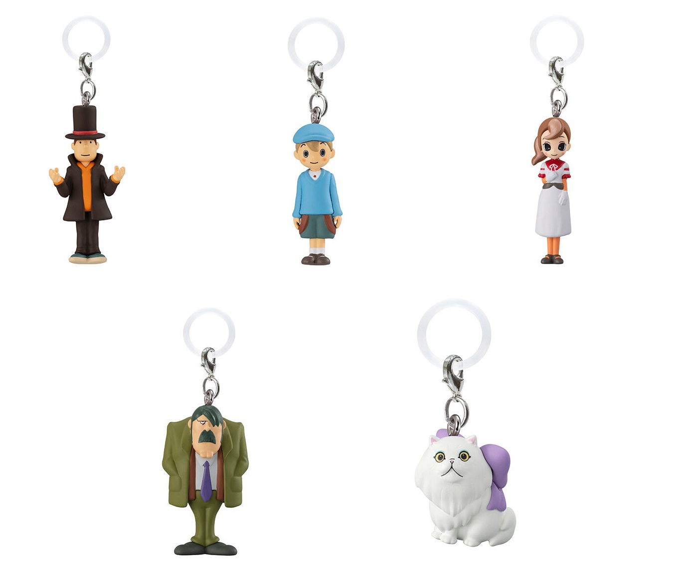 楽天市場】レイトン教授と不思議な町 めじるしアクセサリー 【全5種