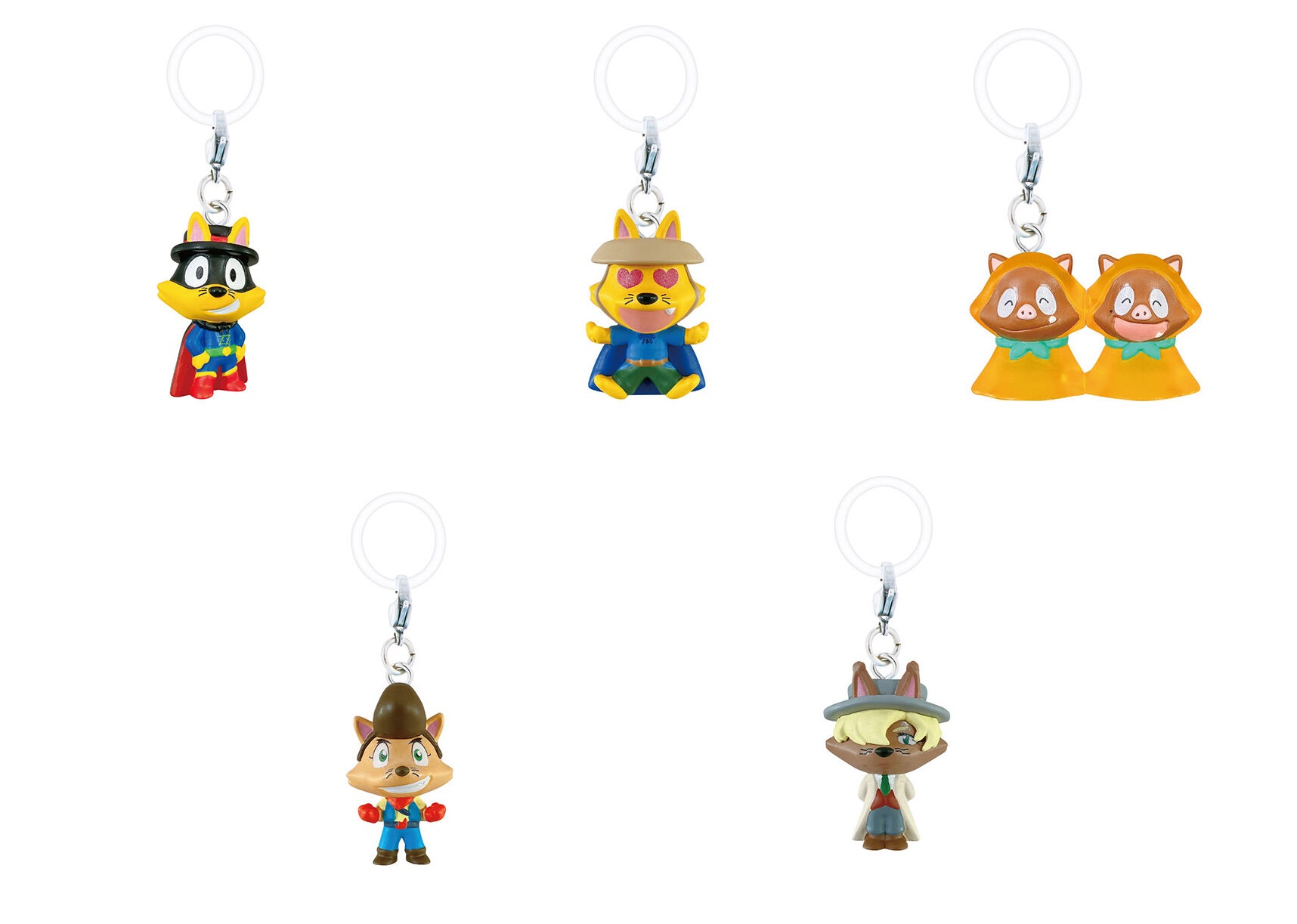 もっと！まじめにふめじめ かいけつゾロリ めじるしアクセサリー 全5種セット【在庫品】画像