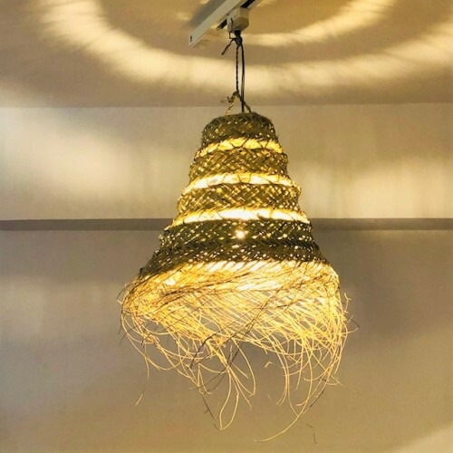 最大99 オフ Bohoインテリア 水草 カフェ風 リゾート 西海岸 スパイラルm 店舗 インテリア 照明 ランプシェード 地中海リゾート ラタン ペンダントライト インテリア照明 ライト 照明器具