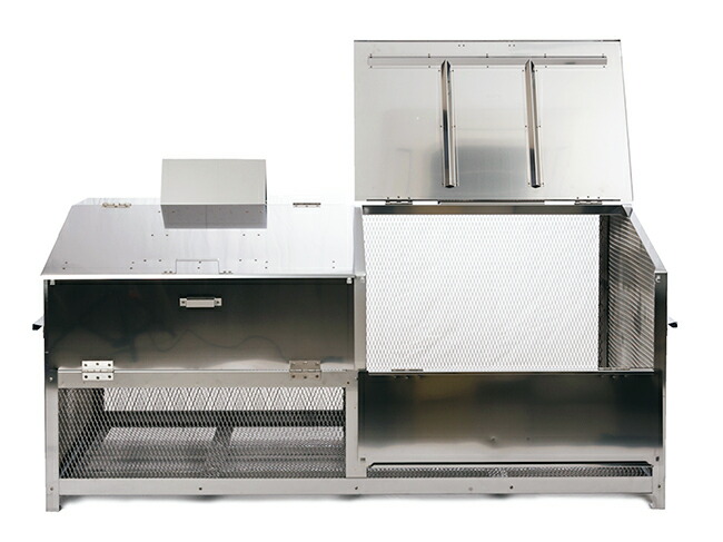 カラス 猫 犬にゴミが荒らされるのを防ぎます オールステンレスゴミ収納庫 アパート Gh 180n オールステンレス製ゴミ収納ボックス Fw2使用 Fh花 ガーデン Diy 完成品でお届け 公共用 送料無料 大型タイプ ステンレス光 1800 900 850mm Nssc 大型ゴミ箱