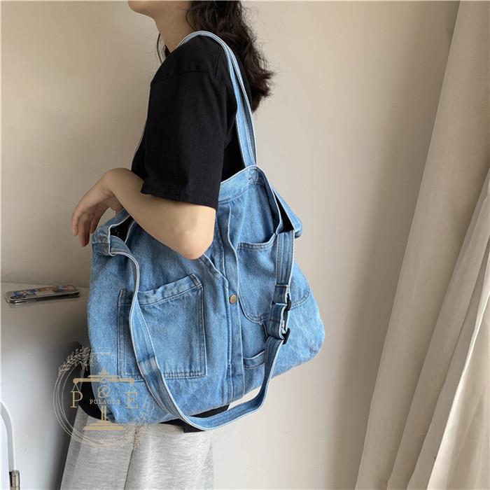 楽天市場】デニムバッグ デニムトートバッグ レディースバッグ 2way