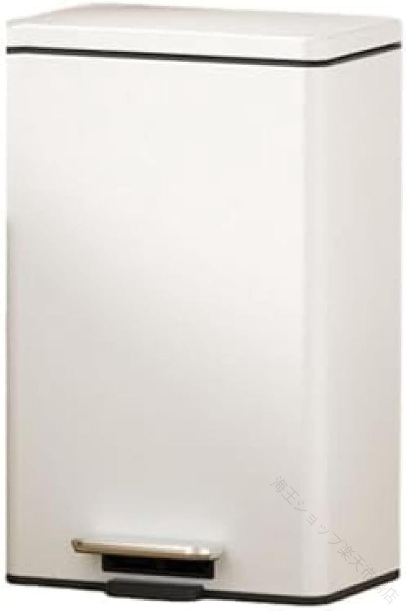ゴミ箱 ふた付き 10L ダストボックス 角型 ペダル式 ごみ箱 スリム おしゃれ 抗菌 消臭 密閉 音無し 部屋 リビングルーム トイレ キッチン 浴室 オフィス用 スチール|AURA DESIGN