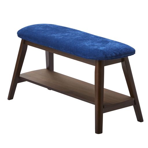 関家具(Sekikagu)大川家具ダイニングベンチブラウン幅90(cm)座面下収納棚付きピングー287553