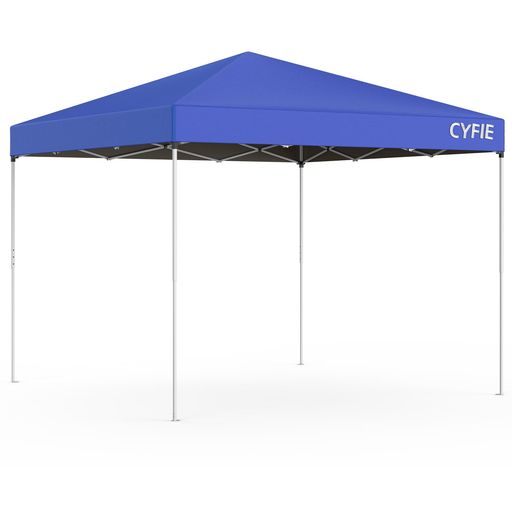 CYFIE タープテント 3mx3m ワンタッチテント 屋根テント 高さ3段階調節 日よけ コーティング 耐水 スチールフレーム 風に強い 組立て簡単 持ち運び便利 防災砂袋·ペグ·ロープ·収納ケース付…|NextGenShop
