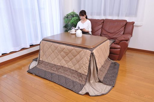 タック ブラウン 約(縦) 22.5 x (横) 26.5 こたつ布団 80x120用｜NextGenShop