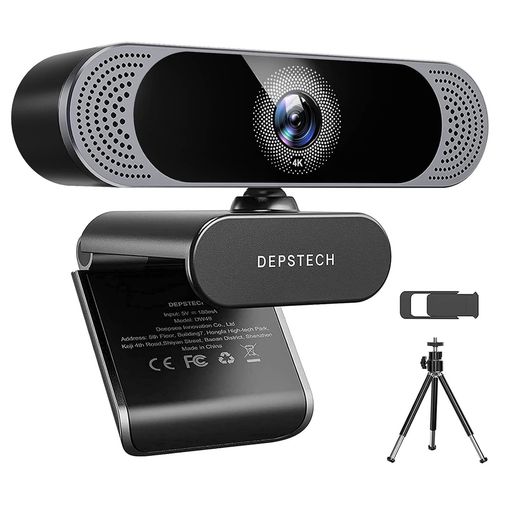 Web写真機4Kオート興味の中心800万絵素2026年引きあげる立場版DEPSTECHwebカメラUHD画質デュアルマイクロホン内蔵自動小銃調光手を加えるUSB繋ぎ合わせるマイコンカメラビデオチャットビデオ円卓会議オンライン仕立て上げる生放送MACOS パソコン・周辺機器-ウェブカメラ-PCアクセサリー