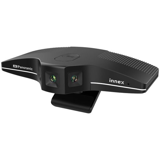 InnexC831人工知能学積み上げる4K解像力自動小銃顔追掛けるオートフレーミング5倍デジタル望遠レンズ180°超広角見晴らしWEBカメラノイズキャンセリングデュアルマイク内蔵人工知能学自動小銃フレーミング自動小銃光手を加えるZoom/Skype/Teams/Google