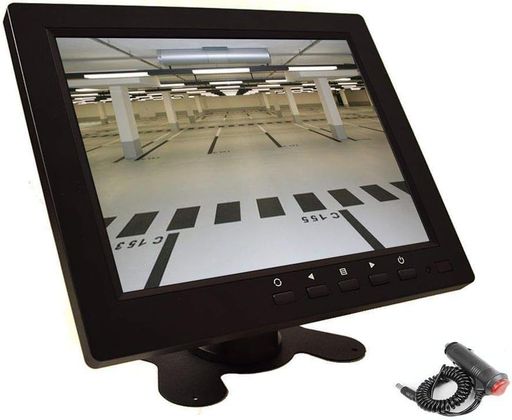 8インチモニター CCTV LCD 小型モニター 4:3 IPSスクリーンディスプレイ、VGA HDMI AV BNC内蔵スピーカーUSBメディアプレーヤー、自動ホーム監視セキュリティカメラ用STB 1024x768 HD、カーパワーア&hellip;｜NextGenShop