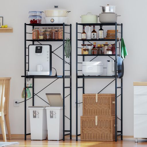 楽天市場】LunarLight キッチンベイカーラック キッチンラック レンジ