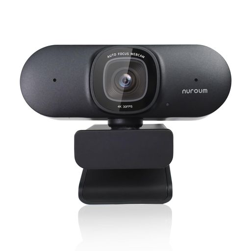 Nuroum Web写真機 4K webカメラ 60fps ノイズキャンセリングマイク付き添い人 オート興味の中心 自動小銃画角かい繕う役立つこと付き添い人 90°可視性角 ミュート 秘め事防御すること USB繋ぎ\u0026掻き鳴らす 三脚架アダプター付き添い人 パソコン…