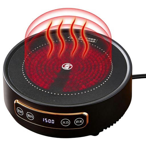 電気ケトルスタンドコンロシーシャラジエントヒータークッキングヒーターカップウォーマー保温コースターお茶用電熱ヒーター湯沸かし器100°C沸騰・保温4時間タイマー機能コーヒーや…