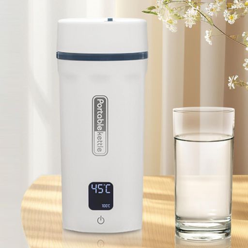 「45°C~100°Cの6階段温度調節」MACOLAUDER電気ケトル水筒型ケトル6分沸騰550ml大容量お湯が沸かせるやかん保温カップ電気ポット304ステンレスミニ400W消費電力一人用液晶温度表示旅行