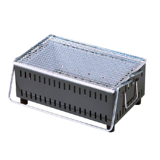 グリーンライフ(GREENLIFE)日本製バーベキューBBQ軽量コンパクト炭足しカンタン卓上シチリンUC-350ST(GY)