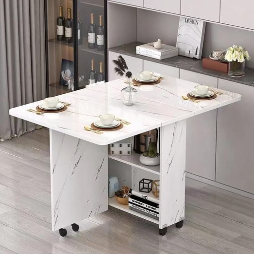 VEEZHAバタフライテーブルダイニングテーブルオリタタミdiningtable折りたたみ夕ご飯速見表4人折りたたみちゃぶ台折り畳み速見表勝手もと120珊(白いこと)