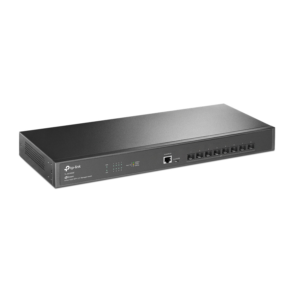 ティーピーリンク JetStream 8ポート10GE SFP+ L2+マネージスイッチ