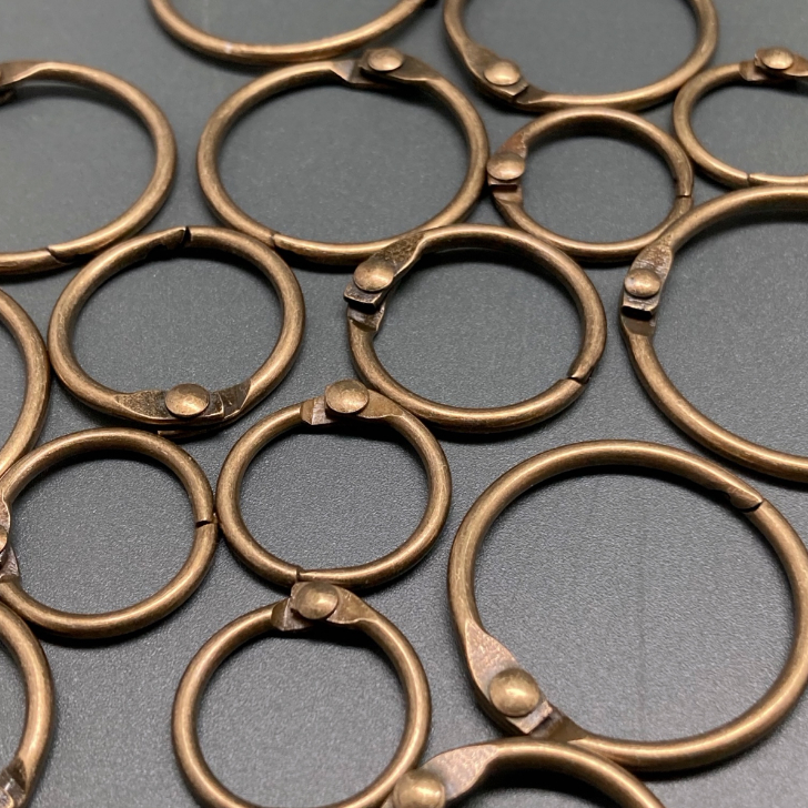 楽天市場】プラスチック製 カードリング 25mm 100個セット プラ