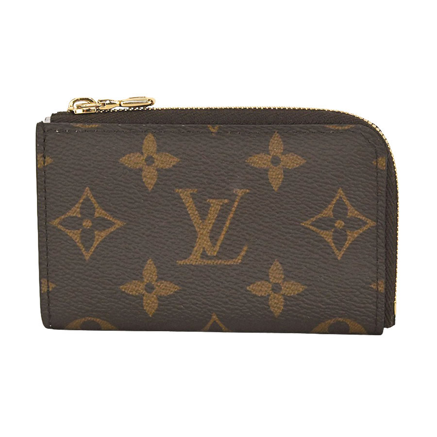 【LOUIS VUITTON】LV ルイ・ヴィトン M83612 ポルトクレ・ノア モノグラム 赤銅色/オランプブルー モノグラム･キャンバ 歌留多入れもの 【貨物輸送無料】【未当て嵌める】【中古】