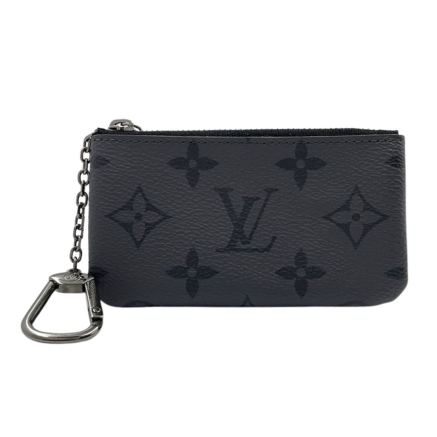 【LOUIS VUITTON】LV ルイ・ヴィトン M80905 カードキーケース ポシェット・クレ モノグラム・エクリプス リバース モノグラム･エクリプス キャンバス/モノグラム･エクリプスリバース キャンバス グレー コインケース/小銭入れ 【送料無料】【中古】 24,640円