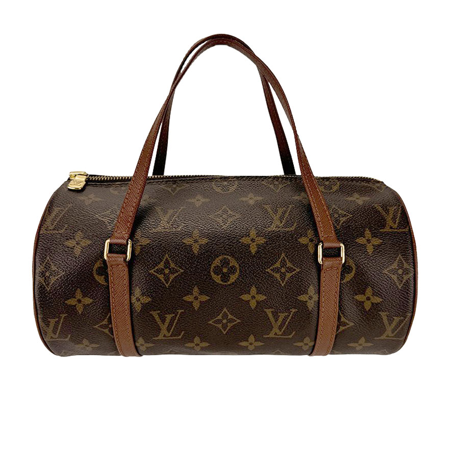 【LOUIS VUITTON】LV ルイ・ヴィトン M51366 パピヨン26 モノグラム モノグラムキャンバス/レザー ブラウン ハンドバッグ 【送料無料】【中古】｜ガージュ　店