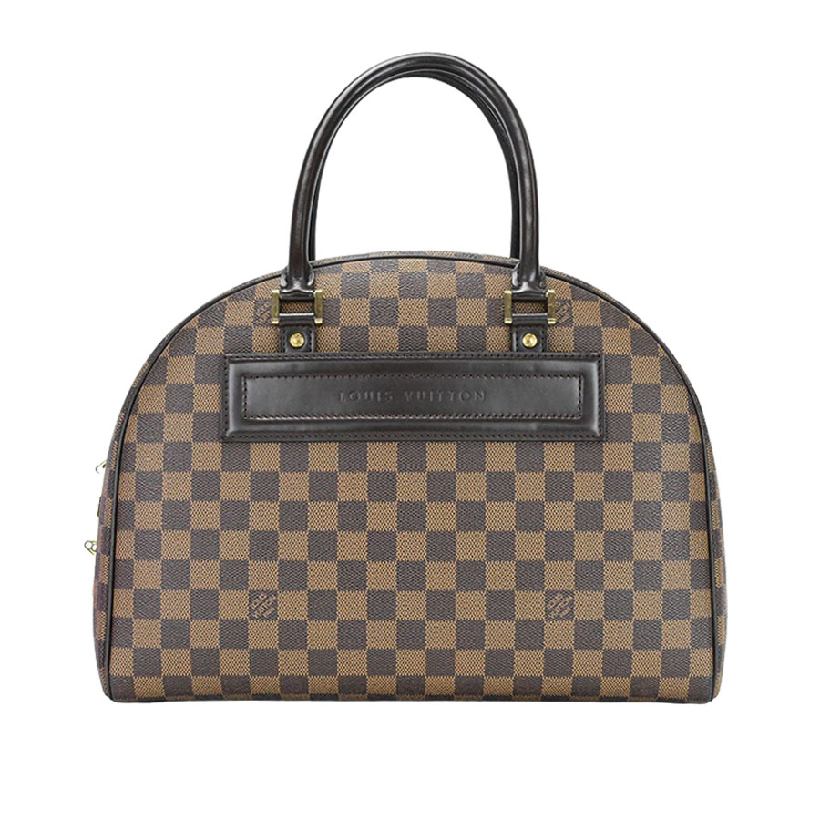 【LOUIS VUITTON】LV ルイ・ヴィトン N41455 ノリータ ダミエ ブラウン ダミエ・キャンバス/レザー ハンドバッグ ボストンバッグ 【送料無料】【中古】|ガージュ 店
